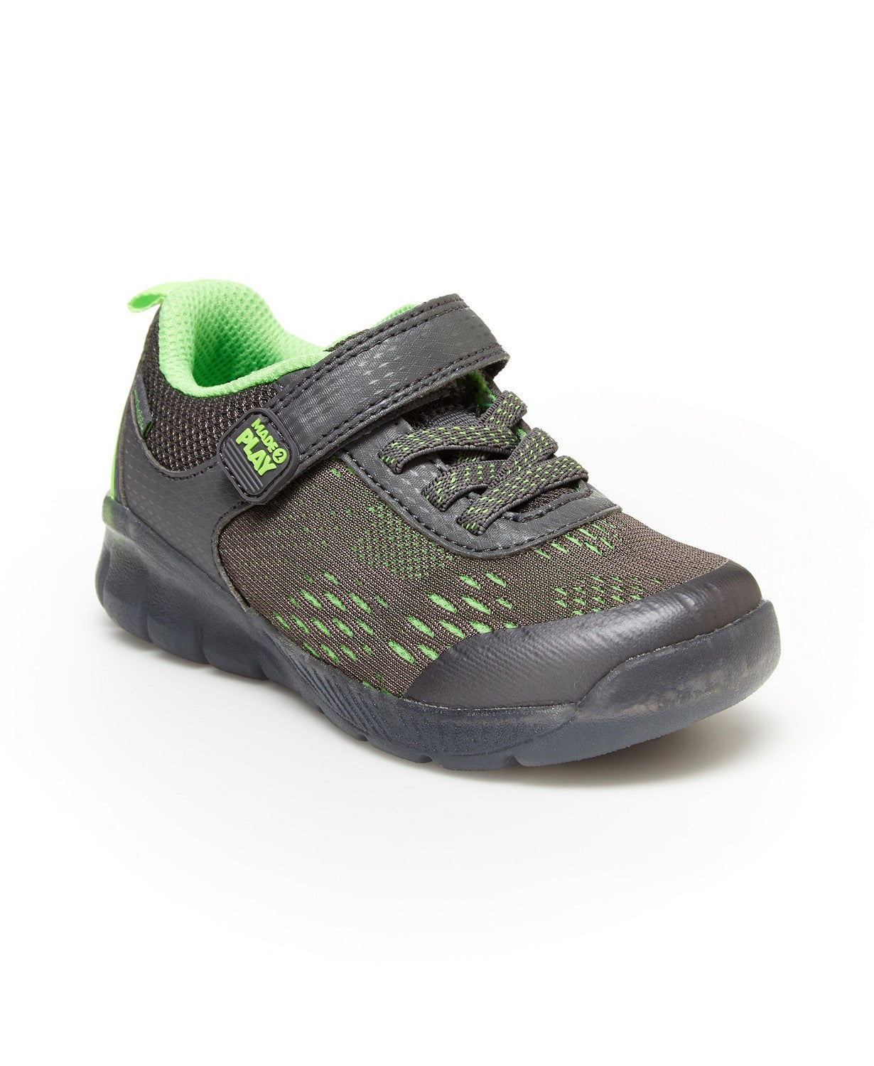 Verwaand leeg Vervuild Kid's Made2play Lighted Neo Sneakers - Grey/Green – Tonka Shoe Box | Little  Feet Childrens Shoes