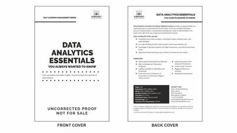 Book cover of Data Analytics Essentials You Always Wanted To Know by Vibrant Publishers.