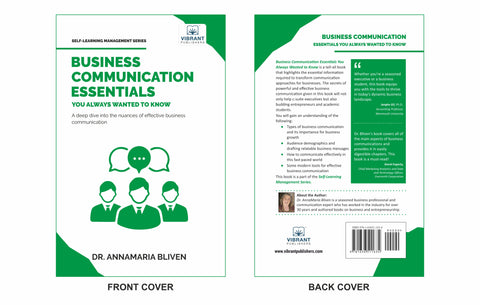 Book cover of Business Communication Essentials You Always Wanted To Know by Vibrant Publishers.