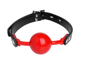 Master Series - The Hush Ball Silicone Comfort Forming Ball Gag