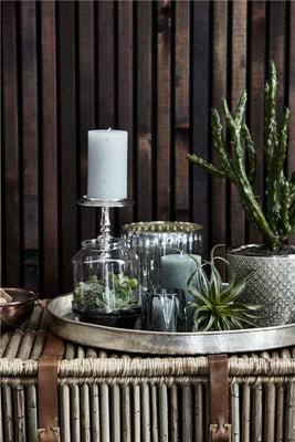 Rustic bloklys støvet grøn mellem
