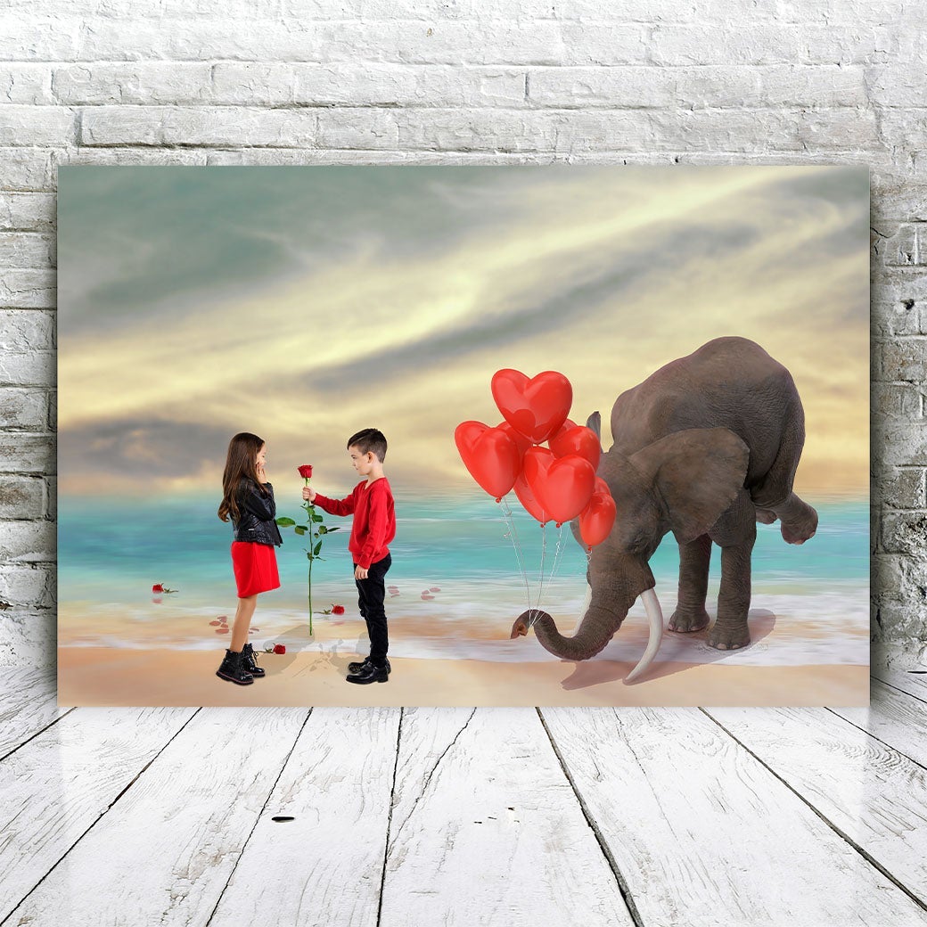 Loving Elephant - Fabulous Portrait UK
