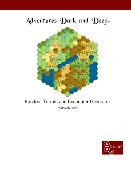 Adventures Dark and Deep: Random Terrain and Encounter - – MantisGamingStudios
