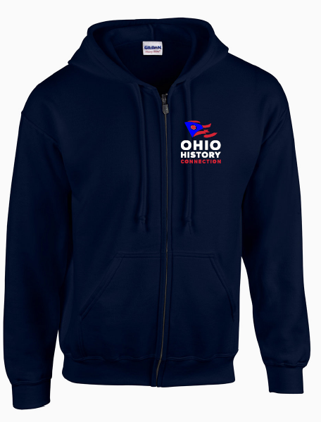 OHC Embroidered Zip-Up - Ohio History Store product image