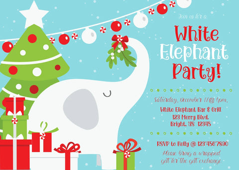 white elephant exchange party