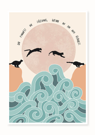 Animal Spirit Poster Elefanten-Motiv – Malia / Verlag A1