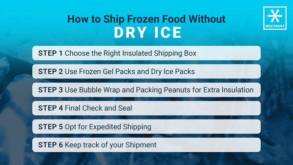 How to Ship Frozen Food Without Dry Ice