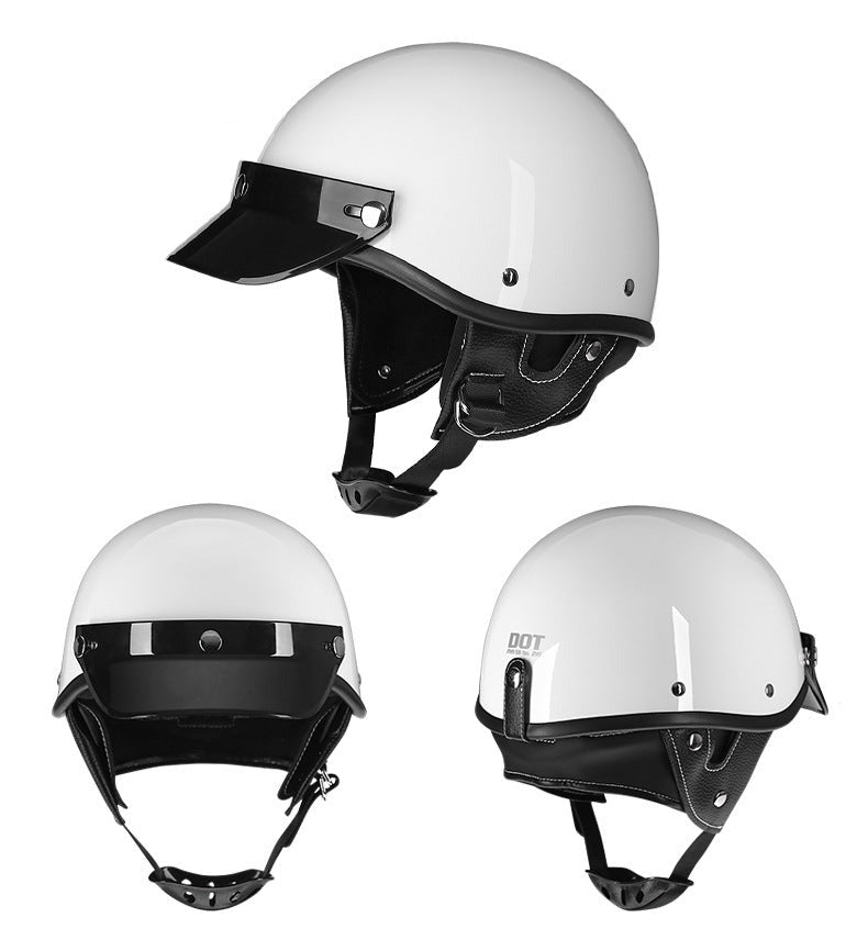 open face german motorcycle helmet