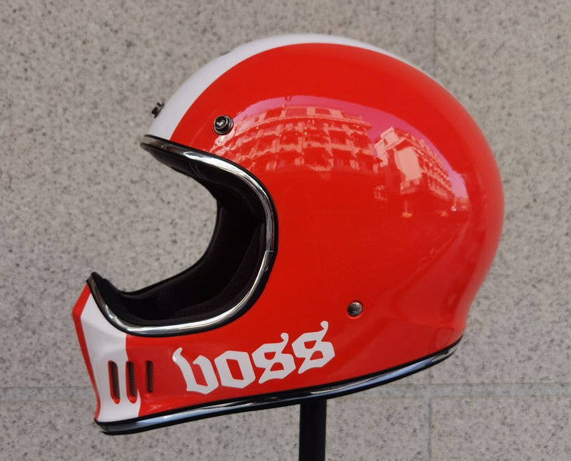 vintage racing helmet