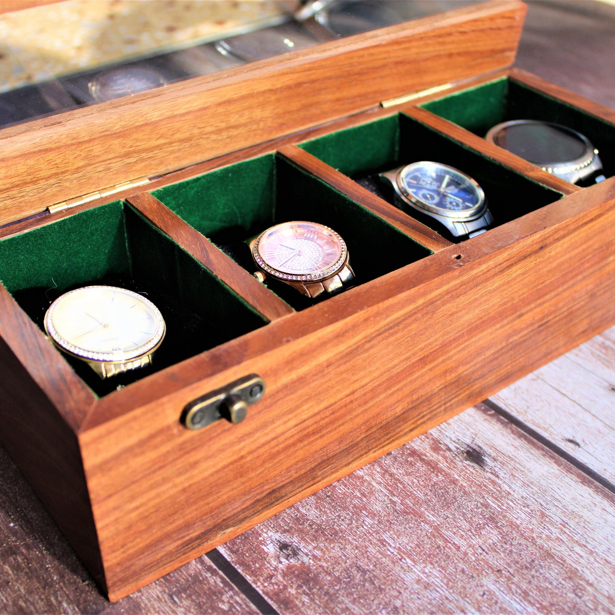 wooden watch box for men