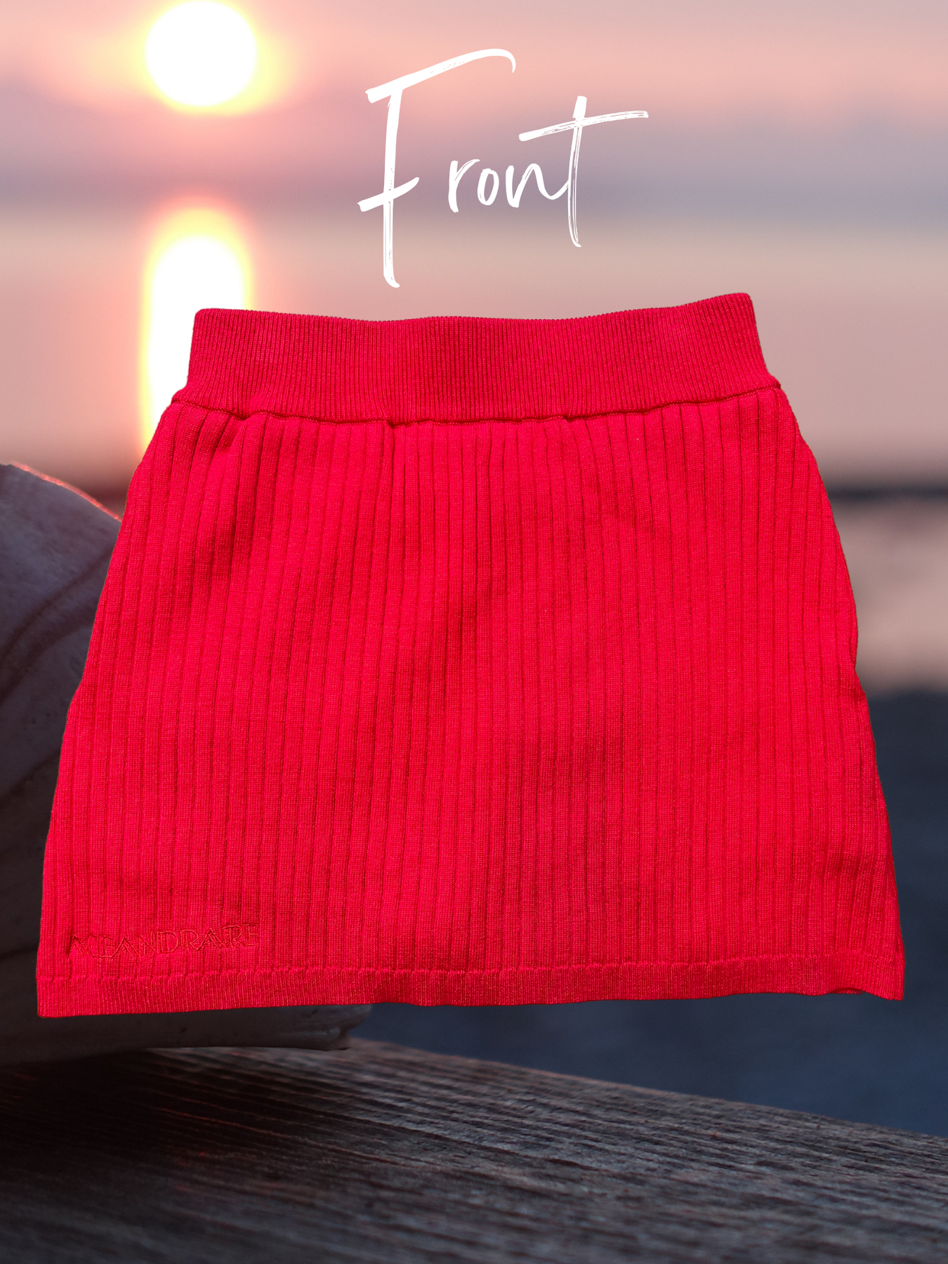 人気 【新品】エースアンドレアHIBISCUS-RED KNIT SKIRT 168S ウエア