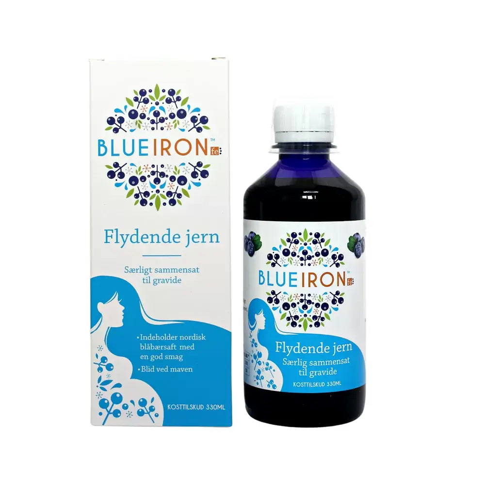 Billede af Blueiron flydende jern til gravide. 330 ml.