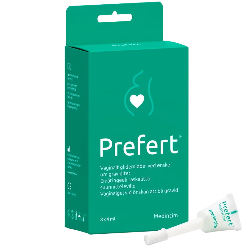 Prefert vaginal gel. Glidecreme der forbedrer sædcellernes bevægelighed
