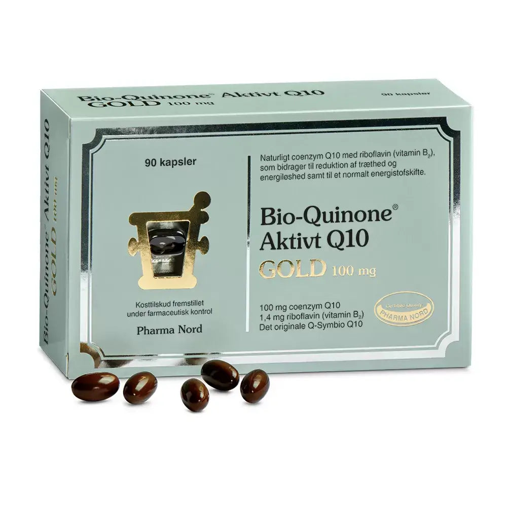 Billede af Pharma Nord Bio-Quinone Aktivt Q10 Gold 100 mg 90 stk hos Gravidtid.dk