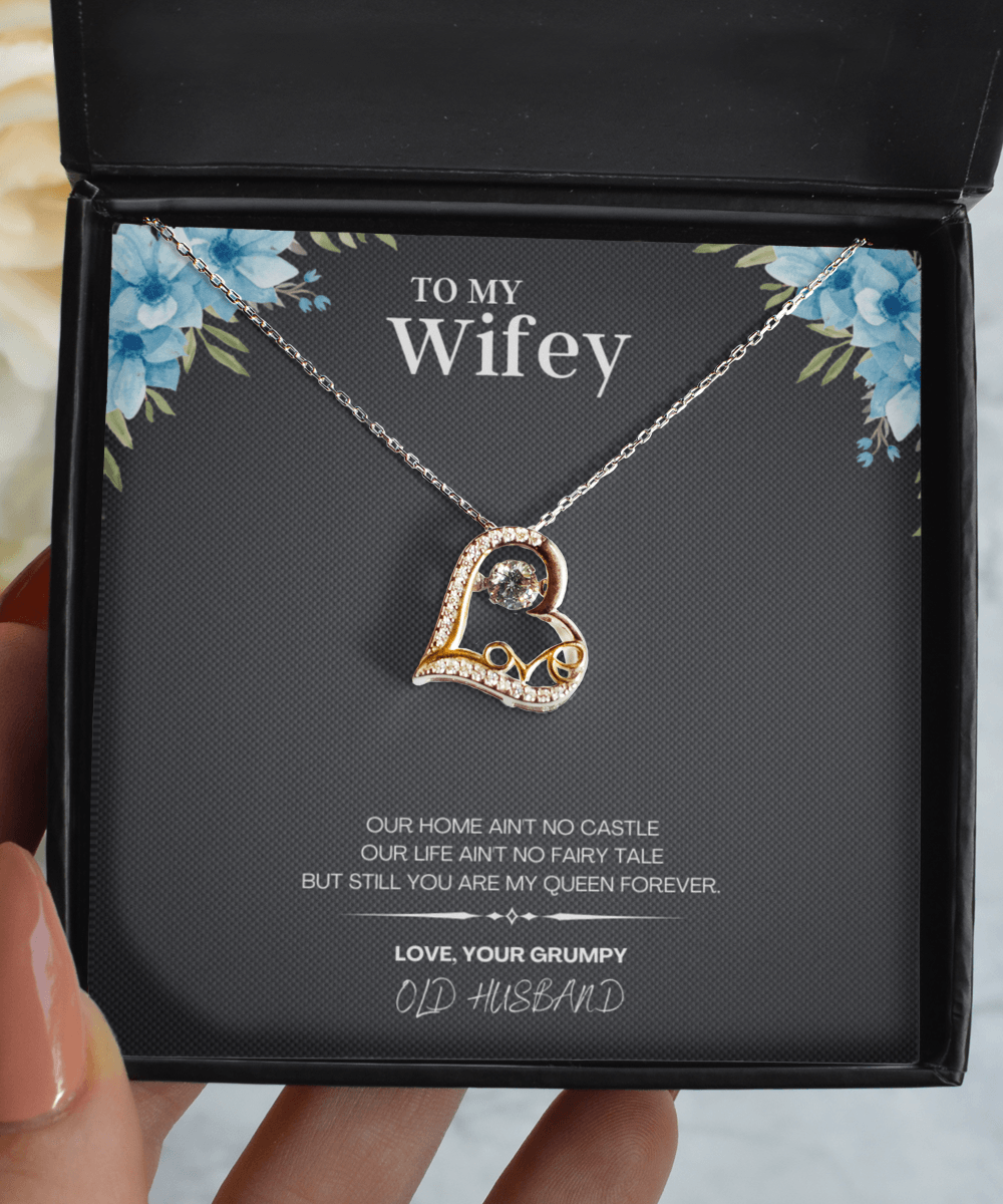 To My Wife Wife is a Precious Birthday Message Forever Necklace w Mess -  Express Your Love Gifts