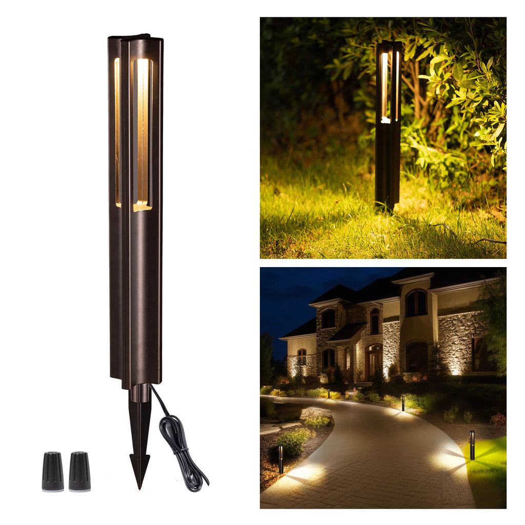 LEONLITE Terrazza LED Low Voltage Pathway Landscape Light for Deck Stair  Step & Reviews