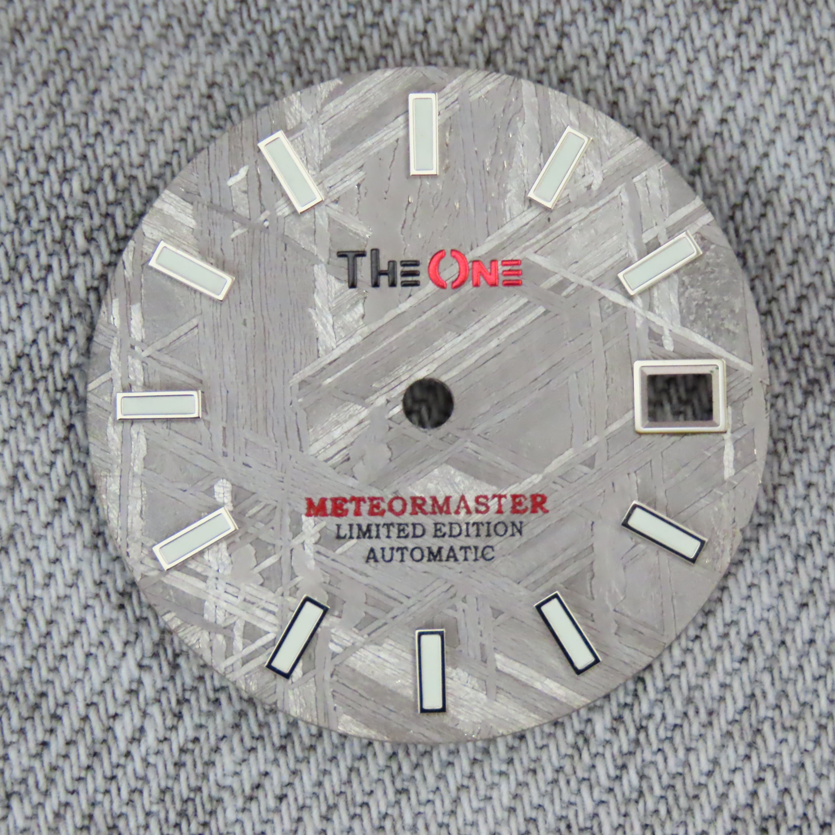 Seiko mod parts ,seiko mod dial ,Dial maker - Grey / Natural Meteorite Dial  – dial maker shop