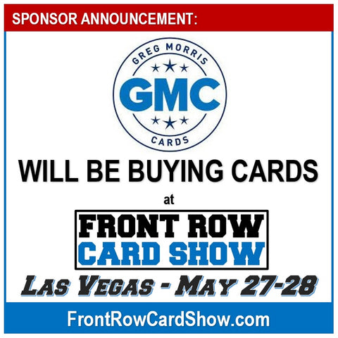 Greg Morris Cards Front Row Card Show