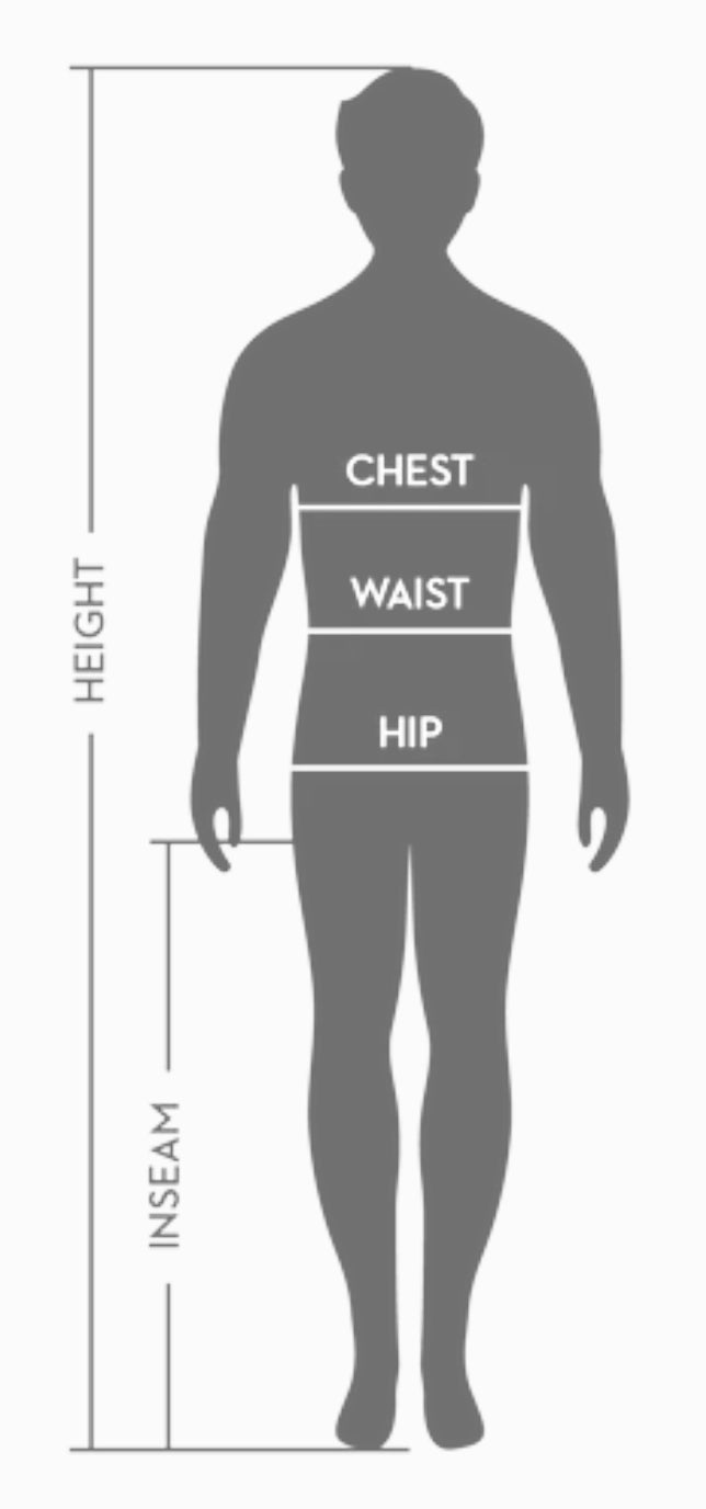 MENS SIZING