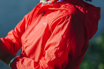 Houdini Jacket (last year's color). Photo Credit: Zach Walbridge.
