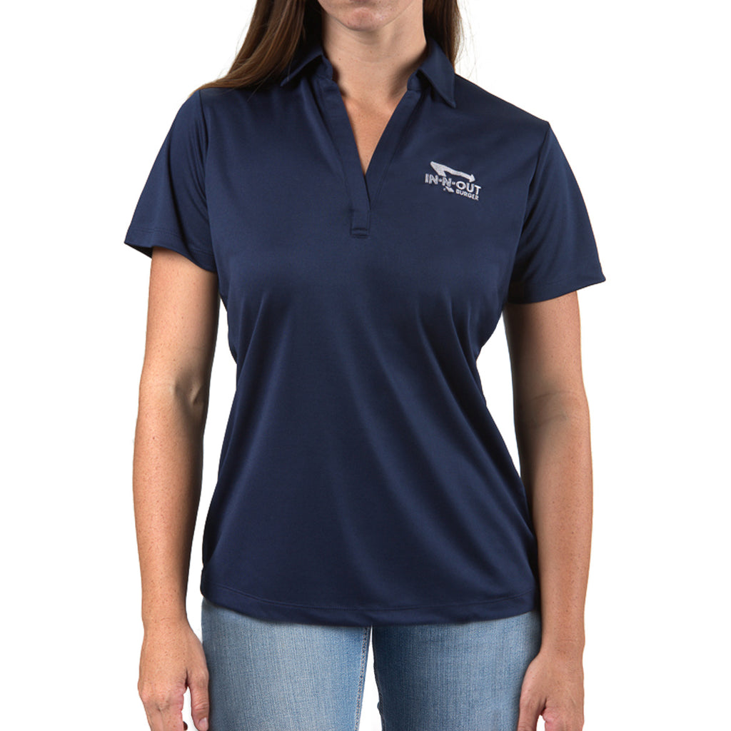 WOMENS NAVY POLO InNOut Burger Company Store
