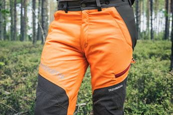 Husqvarna Pantalone protettivo Technical Tessuto elasticizzato sulla parte superiore del davanti