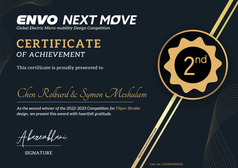 NextMove Recognition Certificate for Second Winners
