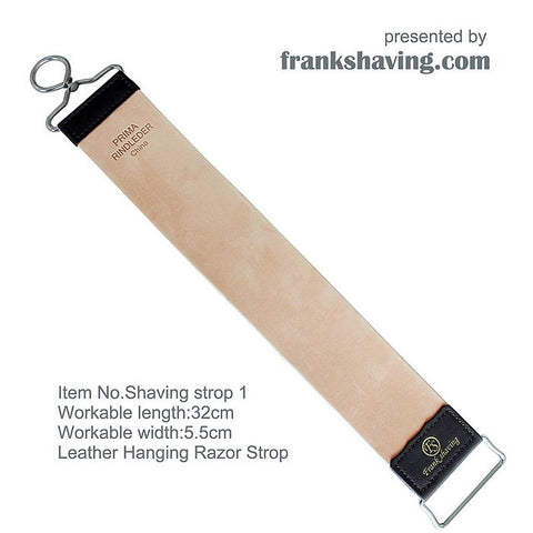 Leather & Canvas Hanging Strop with Flexible Cushioned handle – Frank  Shaving