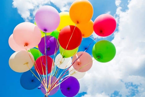 Colorful Balloons in Air