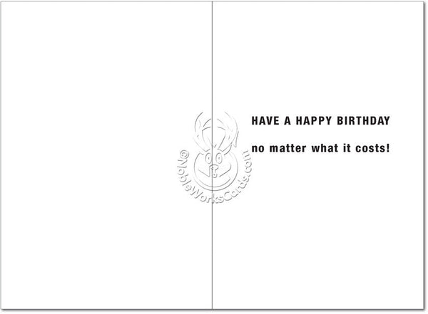 Funny Birthday Card | Arm & Leg Birthday Card
