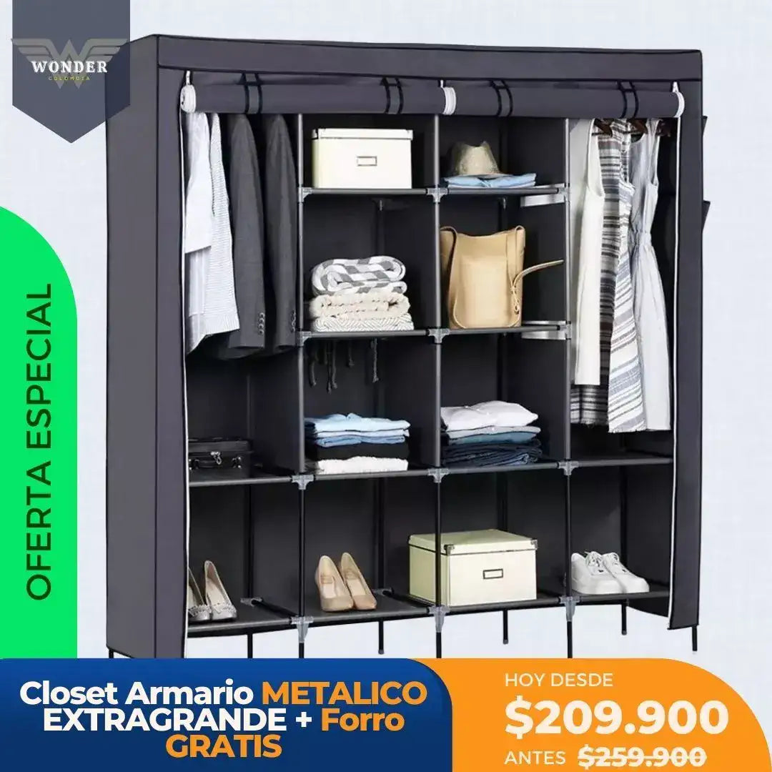 Armario Closet Metalico + forro GRATIS – WonderCol