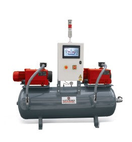 Rotary vane vacuum pump set and controller Vacuum Technologies Vuototecnica UK