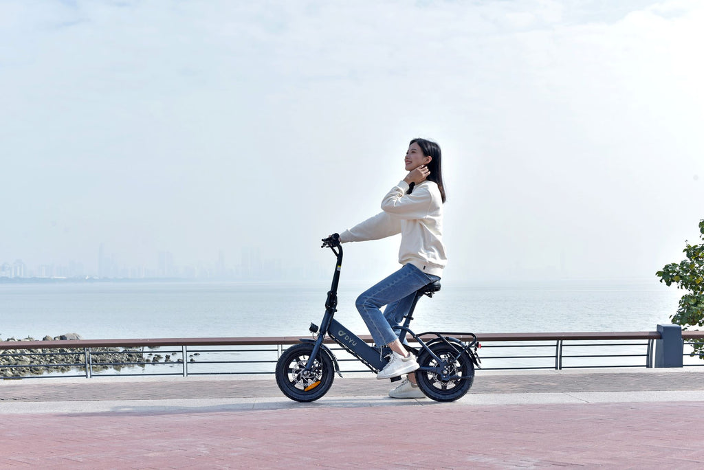 Celebrates Earth Day with DYU C3 14 Inch Folding Eco-Friendly E-Bikes