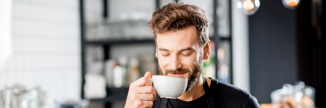 Lupinenkaffee genießen