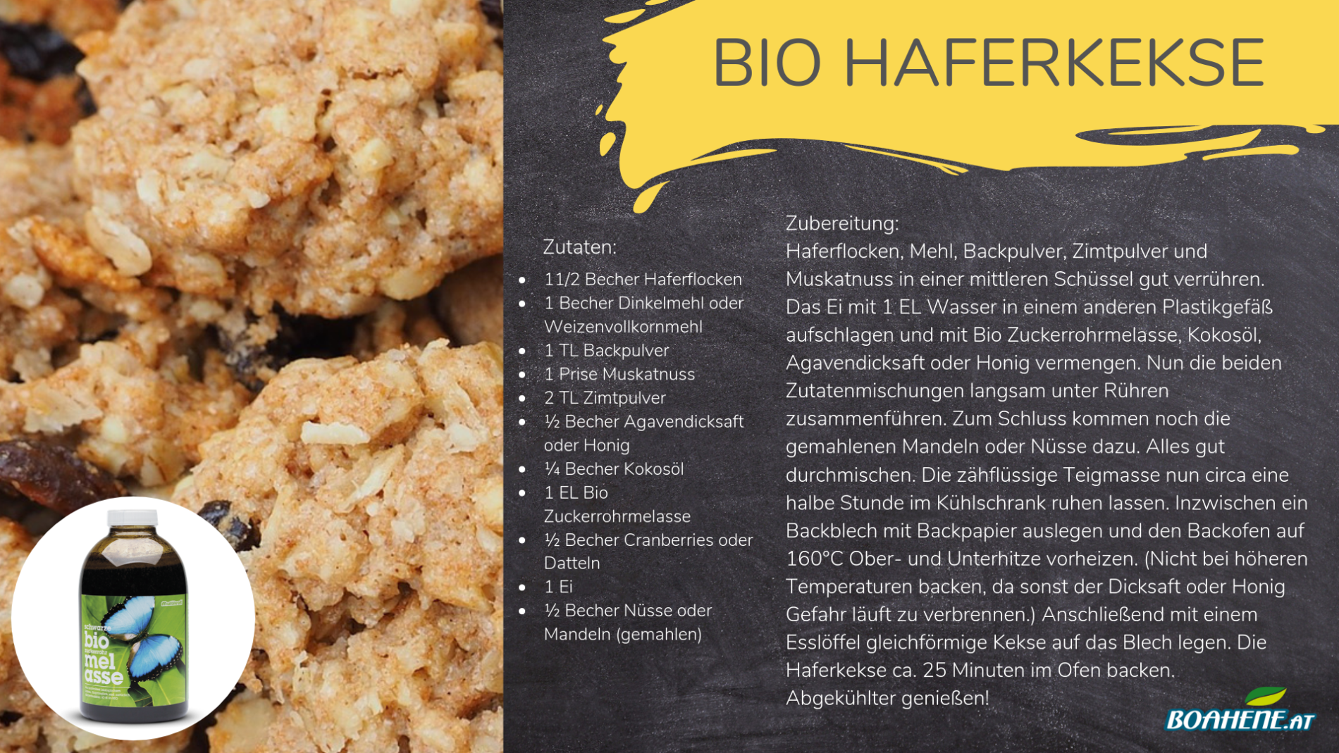 Bio Haferkekse Rezept