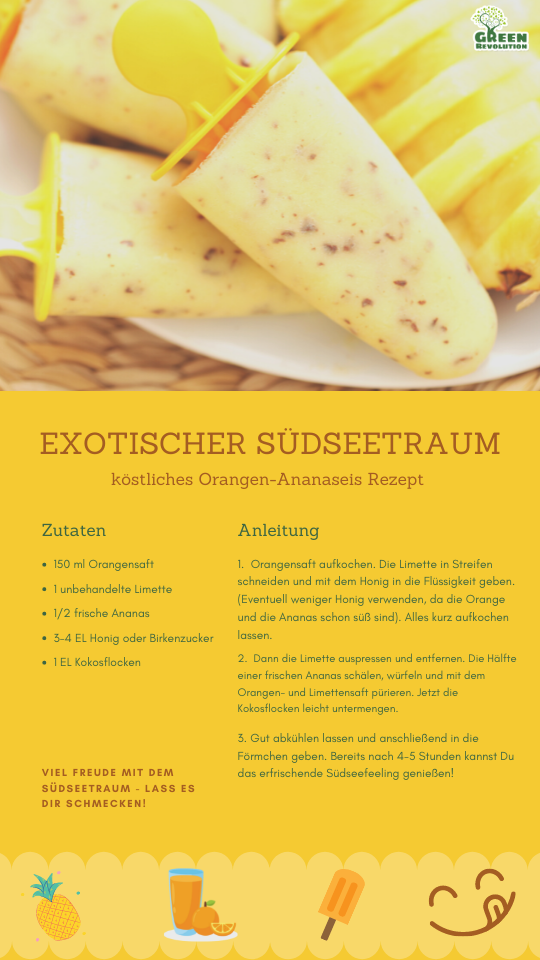 Südseetraum Wassereis Rezept