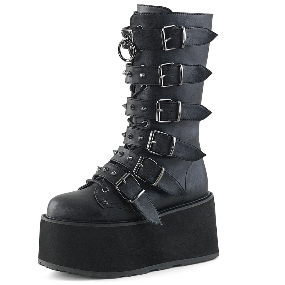 Gothic Zipper Boots – Sansa Costa