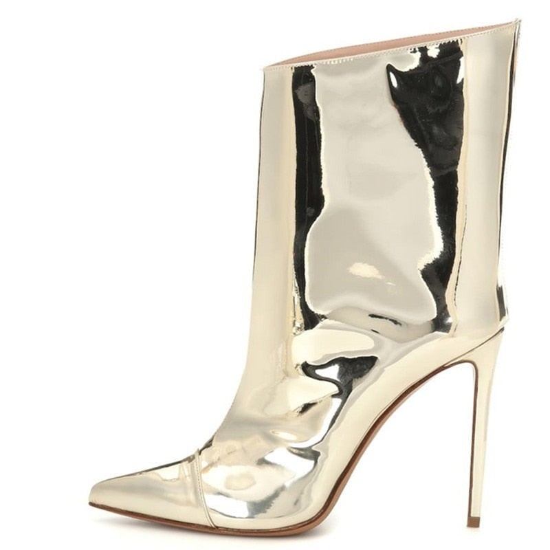 Patent Leather Demonia Boots – Sansa Costa