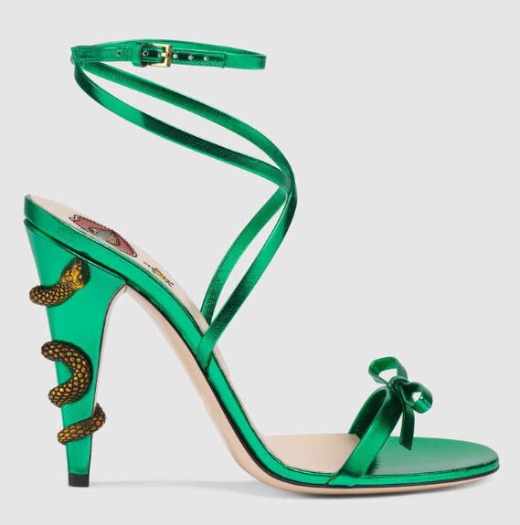 gucci snake high heels