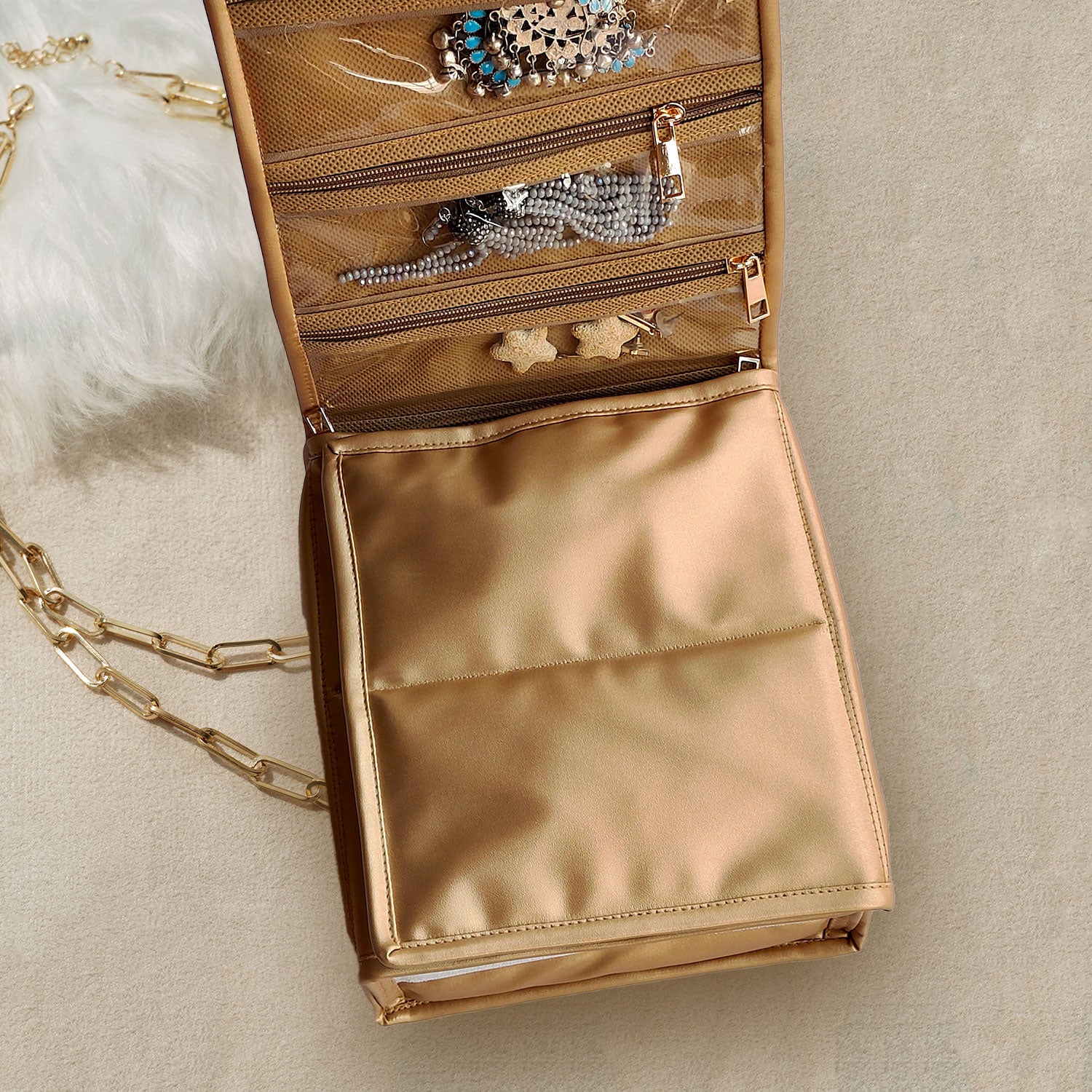 Travel Jewelry Organizer Case - Victoria Frederick's Jewelry Box