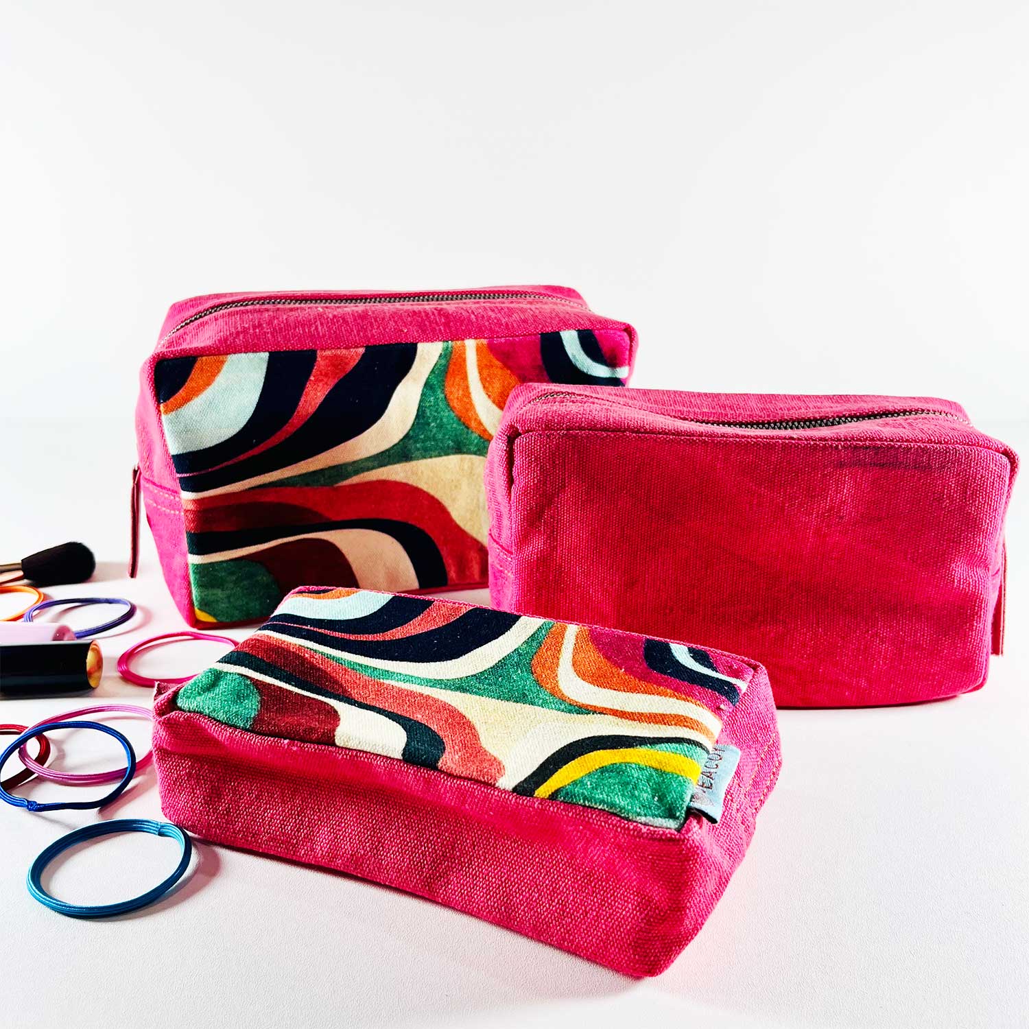 Colour Hues Utility Pouches Set of 3