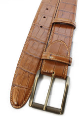 Mock Croc Print Belt - Smart Casual 