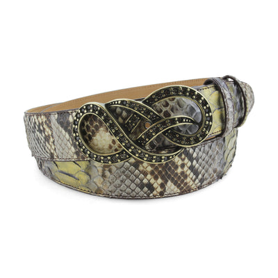 Casbah Gold Flecked Genuine Python Belt | Elliot Rhodes Ltd | Reviews ...