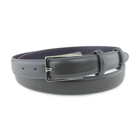 Skinny Belt, Black Leather, Men's Belts