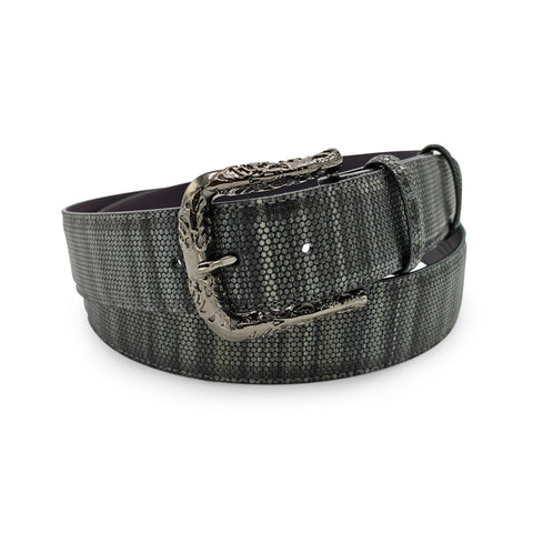 Navy mock crocodile anchor belt – Elliot Rhodes Ltd