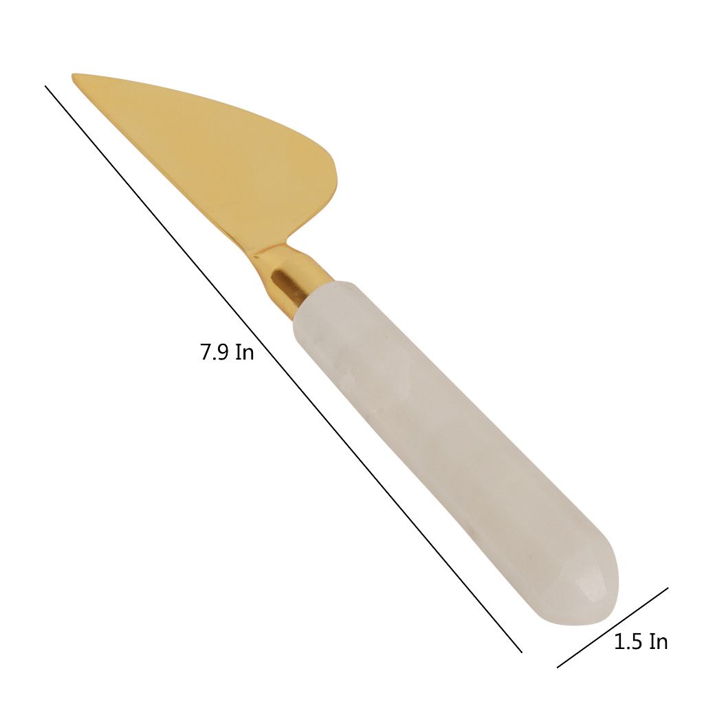 brass cheese knife set