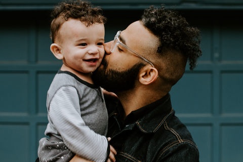 Father and Son on Father's Day_Peace Lily Gifts