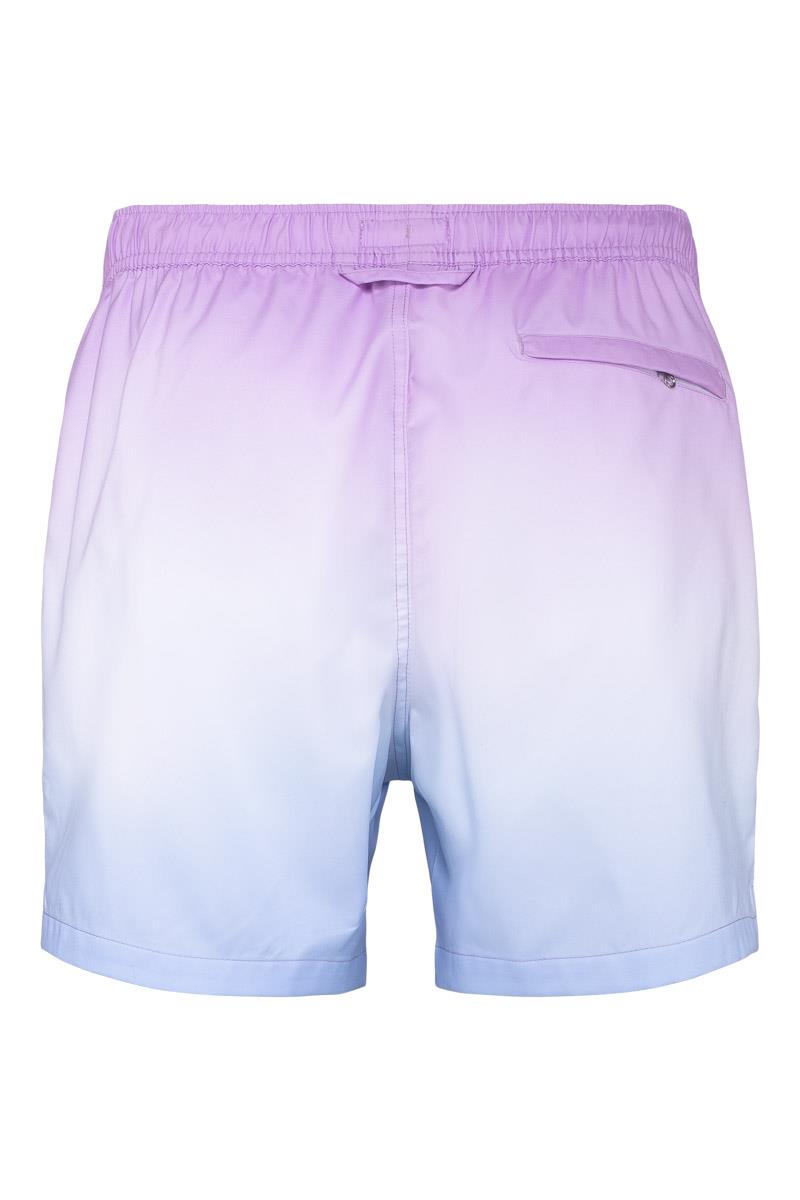 Classic Swimming Trunks, Blue/Lilac Dip Dye