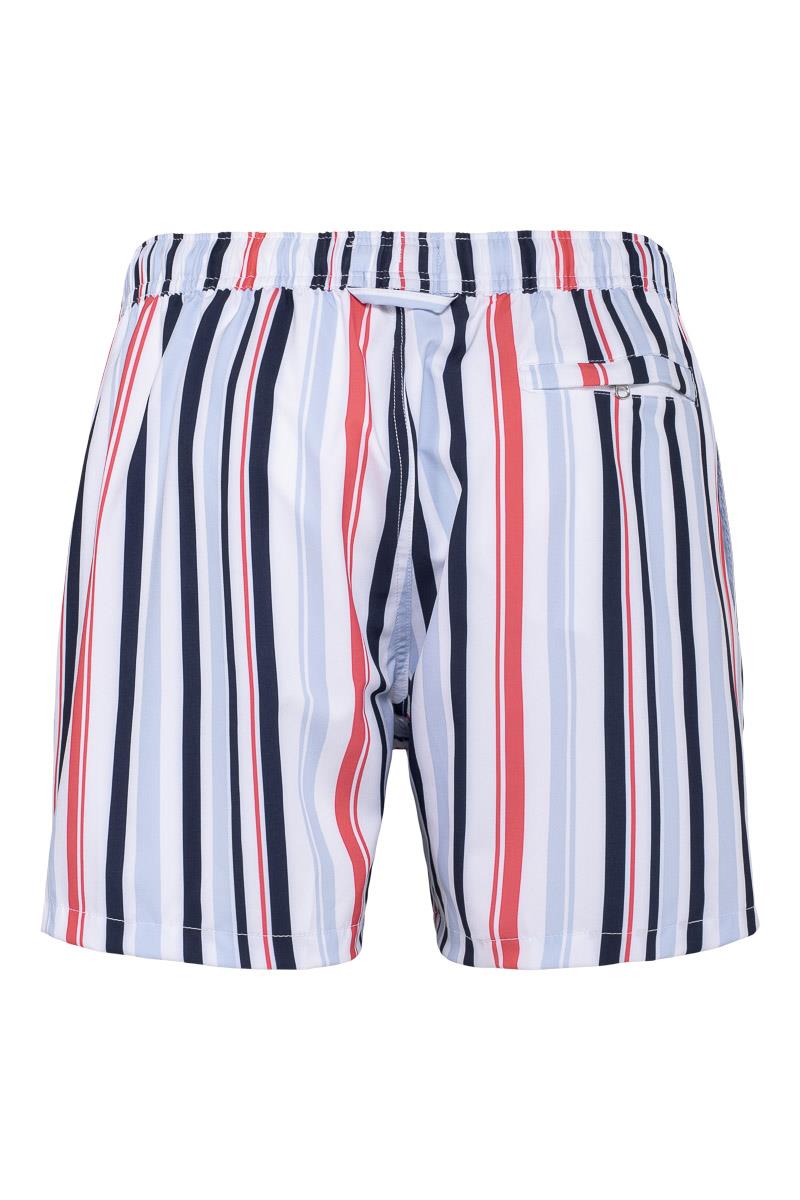 Classic Swimming Trunks, Multi Stripe