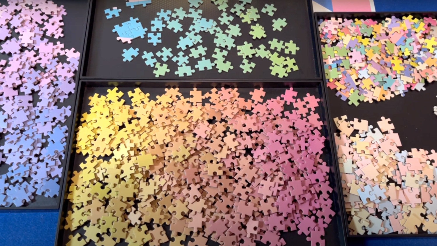 SOONNESS 1000 piece gradient puzzle piece by piece puzzler